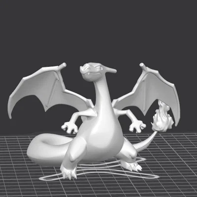 Mô hình Charizard phong cách Art Toy tối giản