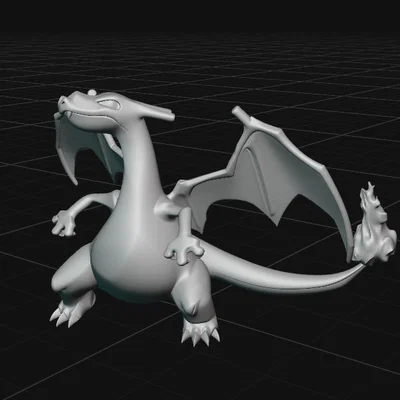 Mô hình Charizard phong cách Art Toy tối giản