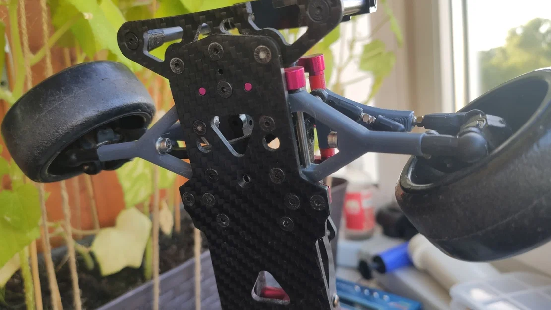 Hệ thống treo trước Mono Shock cho xe RC Drift Sakura D5 - Image 1