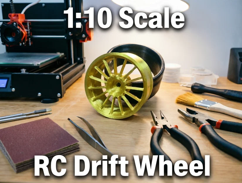 Mâm xe RC Drift tỉ lệ 1:10 phong cách Subaru WRX - Image 1