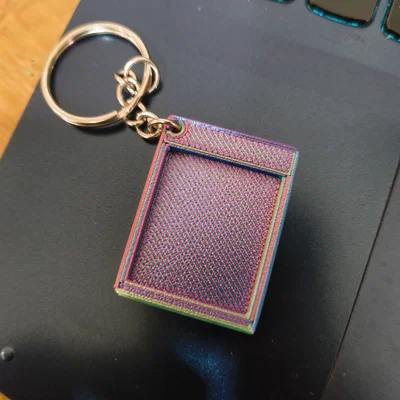 Móc khóa khung ảnh mini (Llavero porta fotografia) 27mm x 33mm