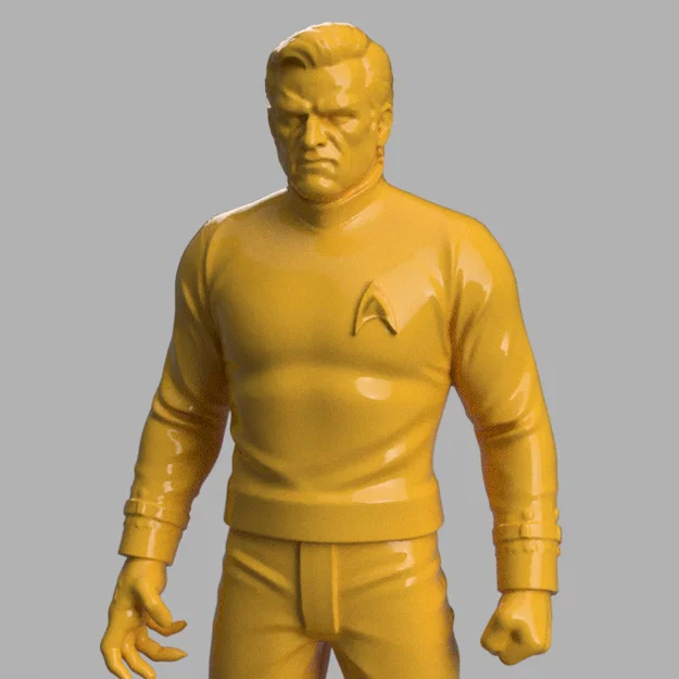 Mô hình sĩ quan Starfleet (Starfleet Officer Action Figure) - Image 1