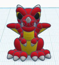 Mô hình chú rồng nhỏ dễ thương (Cute Dragon) trang trí cực xinh - Image 1