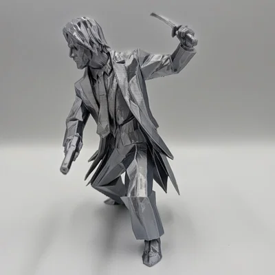 John Wick - Sát thủ phong cách Low Poly
