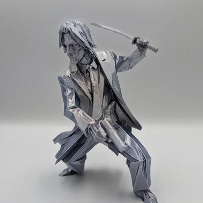 John Wick - Sát thủ phong cách Low Poly