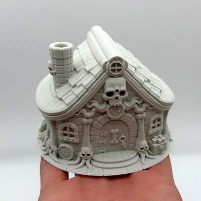 Nhà Tiên Skullkeeper - Mô hình trang trí phong cách Gothic