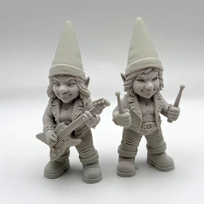 Bộ Mô Hình Nữ Gnome Rocker Cực Chất