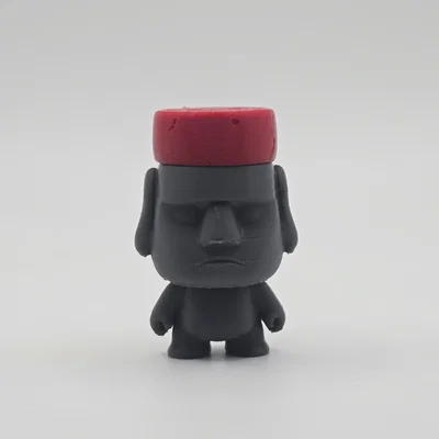 Mô hình/Móc khóa Chibi Moai đội nón Pukao