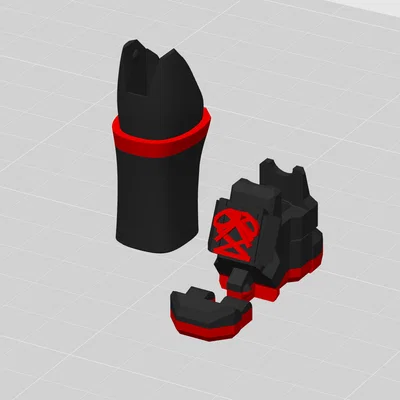Bộ Kitbash Giày Boot Cột Dây Cho Dummy 13