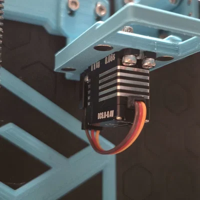Khay hứng rác tích hợp chổi servo cho Ender 3 NG v1.2