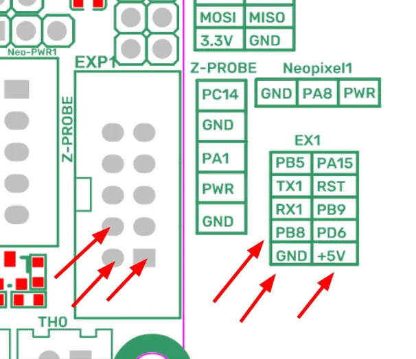 Khay hứng rác tích hợp chổi servo cho Ender 3 NG v1.2 - Image 10