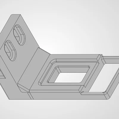 Giá đỡ gia cố cứng cáp cho Ender 3 (thay thế phần bracket cũ)