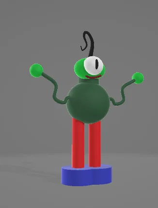Mô hình 3D Bob - Người bạn ngoài hành tinh ngộ nghĩnh cho mọi nhà - Image 1