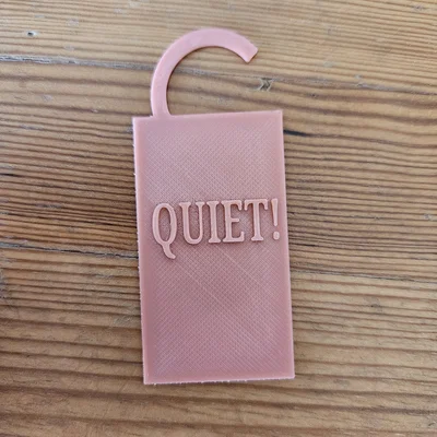 Bảng treo cửa thông báo yên tĩnh Quiet - Thiết kế nhỏ gọn tiện lợi