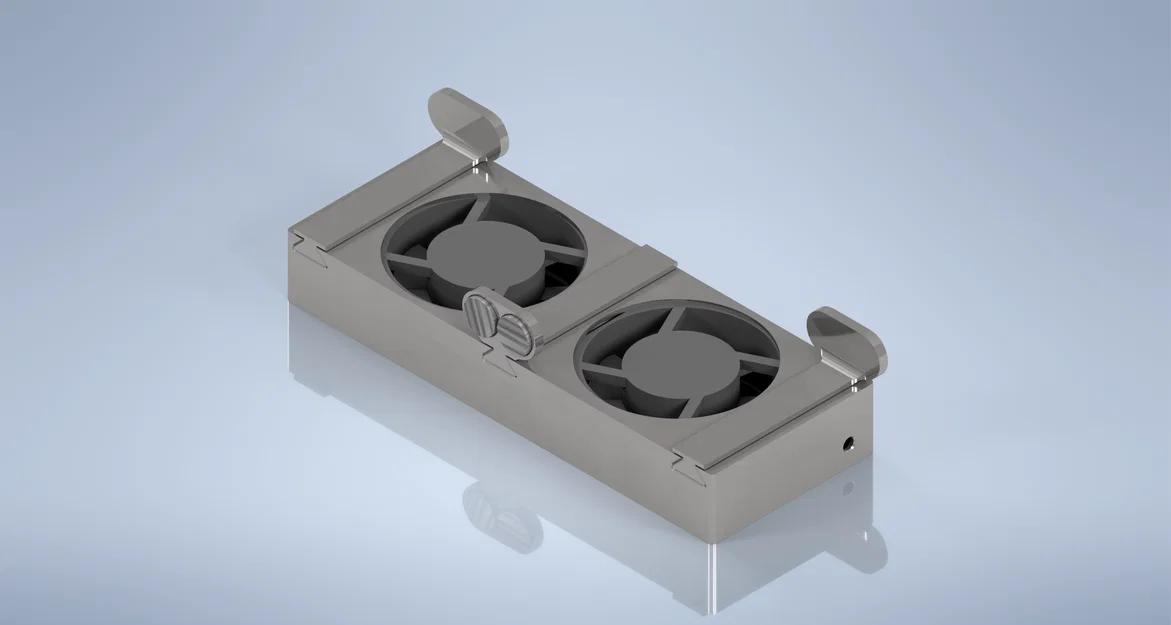 Bộ Quạt Tản Nhiệt Modular/Tăng Áp Sưởi Cho Bơm Nhiệt - Hệ Thống DIY 70mm - Image 1