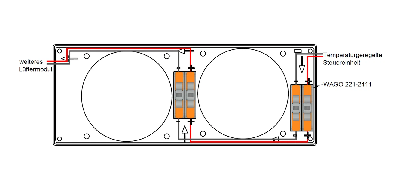 Bộ Quạt Tản Nhiệt Modular/Tăng Áp Sưởi Cho Bơm Nhiệt - Hệ Thống DIY 70mm - Image 3