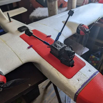 Ngàm gắn ăng-ten kép Walksnail GT2 cho gimbal AtomRC