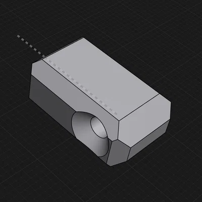 Đầu bịt thanh rèm cửa in 3D tiện lợi (Gardinenstange Endstück)