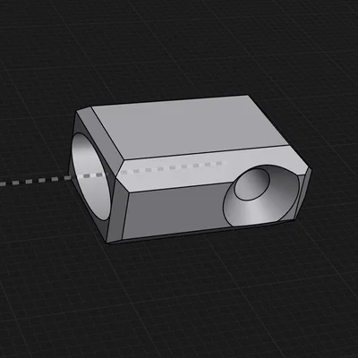 Đầu bịt thanh rèm cửa in 3D tiện lợi (Gardinenstange Endstück)
