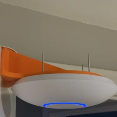 Giá treo Unifi U7 Access Point lên cửa - Giải pháp 3D không cần khoan