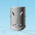 Mô hình 3D Mặt nạ Vulcan (Mask Of Vulcan) từ phim Hercules cổ điển - Thumbnail 1