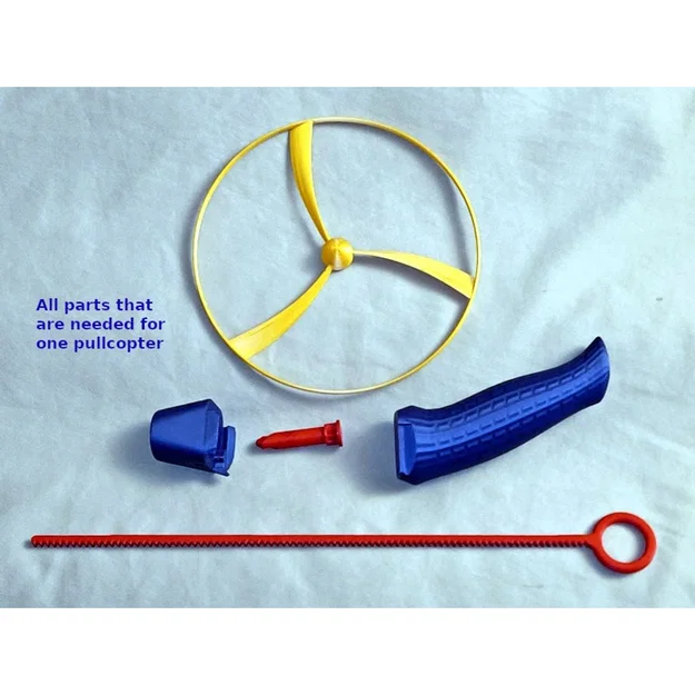 Mô hình đồ chơi Way over-engineered pullcopter V4 - Image 5