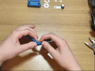 Mô hình cơ cấu xích và bánh răng (Chain and sprocket mechanism) - Image 3