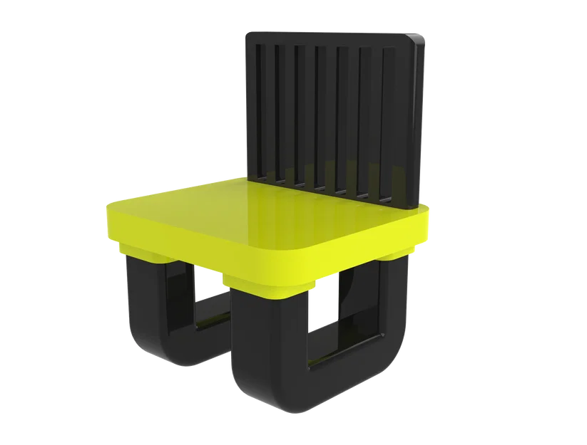Mô hình ghế đồ chơi nhỏ gọn cho bé - Tự in 3D đơn giản - Image 2
