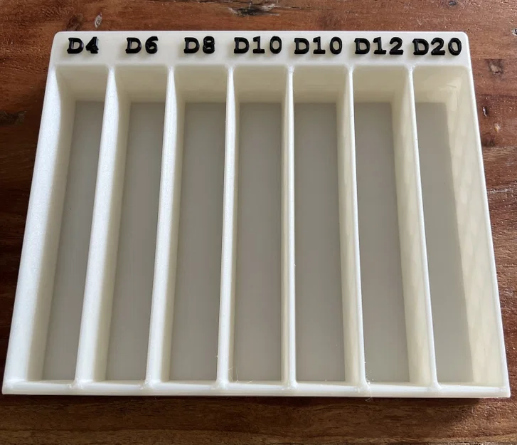 Khay đựng xúc xắc D&D phiên bản chữ nổi (Embossed) - Image 1