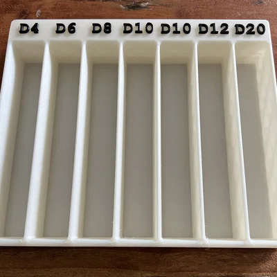 Khay đựng xúc xắc D&D phiên bản chữ nổi (Embossed)