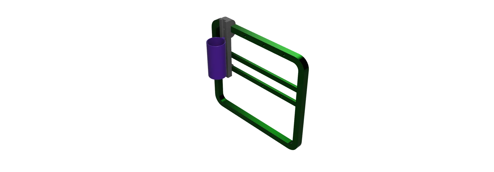 Giá đỡ cốc gắn ray cho xe đẩy đi biển Vevor (Cup holder) - Image 1