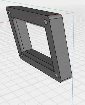Miếng đệm lắp thang thuyền 1 inch (Boat Ladder Spacer) - File in 3D - Image 1