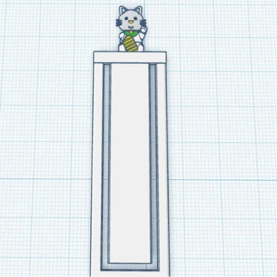 Kẹp sách mèo thần tài may mắn in 3D (Ciiity Bookmark) độc đáo