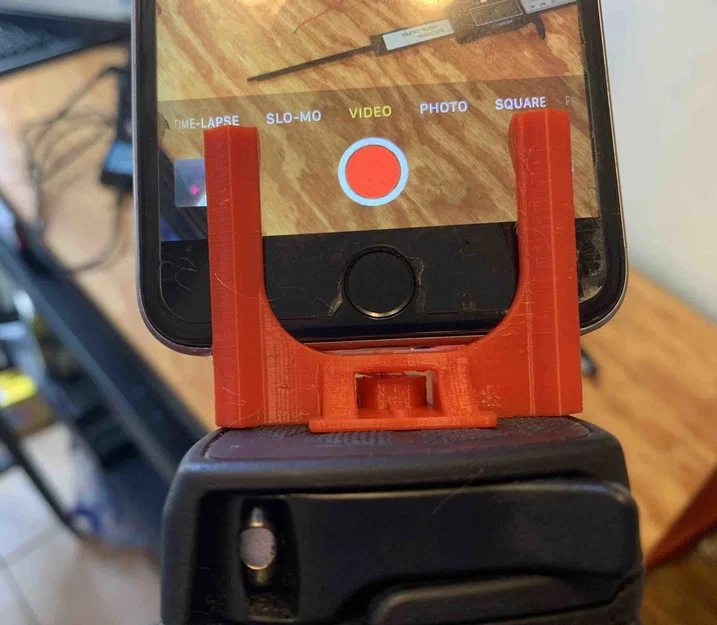 Ngàm gắn iPhone lên Tripod - Có ren xoắn - Image 2