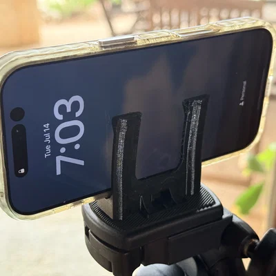 Ngàm gắn smartphone lên chân máy ảnh linh hoạt (3D Print)