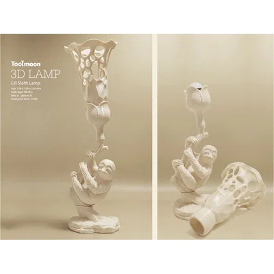 Đèn trang trí hình chú lười Lili (Lili sloth lamp)