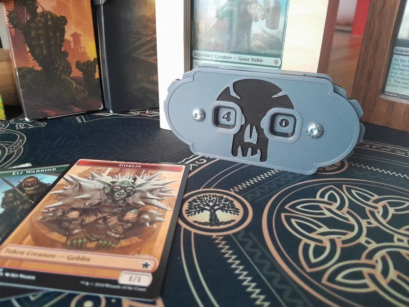 Bộ đếm điểm TCG/MTG/DD v1 - Màu Đen - Image 1