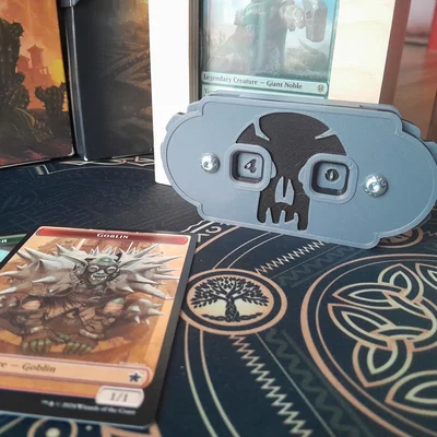 Bộ đếm điểm TCG/MTG/DD v1 - Màu Đen