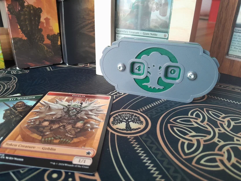 Bộ đếm điểm TCG/MTG/DD v1 - Màu Xanh Lá - Image 1