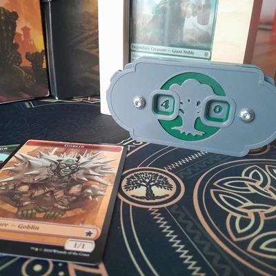 Bộ đếm điểm TCG/MTG/DD v1 - Màu Xanh Lá