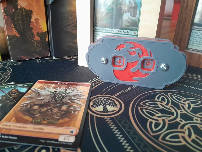 TCG/MTG/DD Life Counter v1 - Màu Đỏ - Image 1