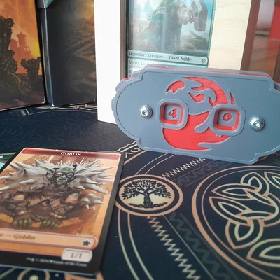 TCG/MTG/DD Life Counter v1 - Màu Đỏ