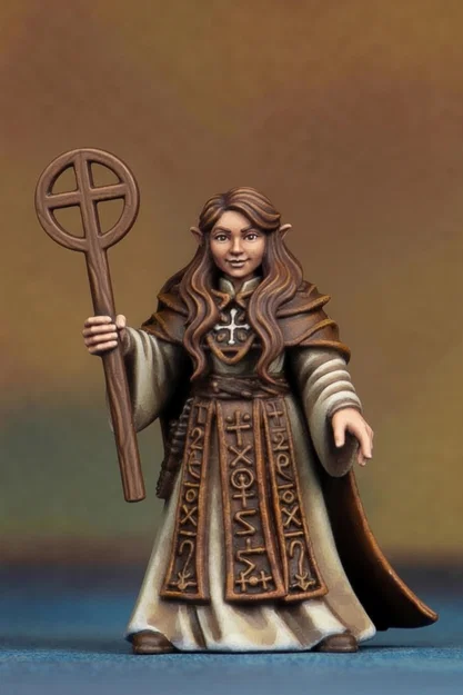 Mô hình 3D Halfling Cleric cho game D&D cực chi tiết - Image 1