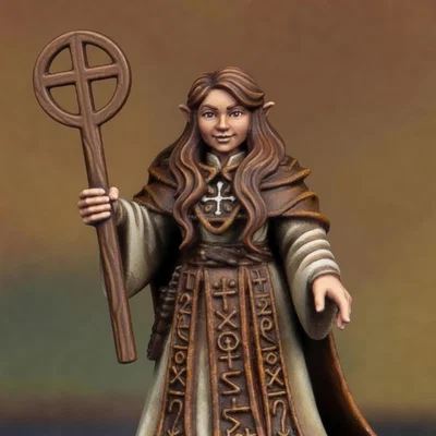 Mô hình 3D Halfling Cleric cho game D&D cực chi tiết