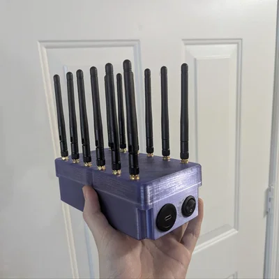 Hộp Đựng Cluster Wardriving 12-Unit cho Seeed Studio XIAO ESP32-C5