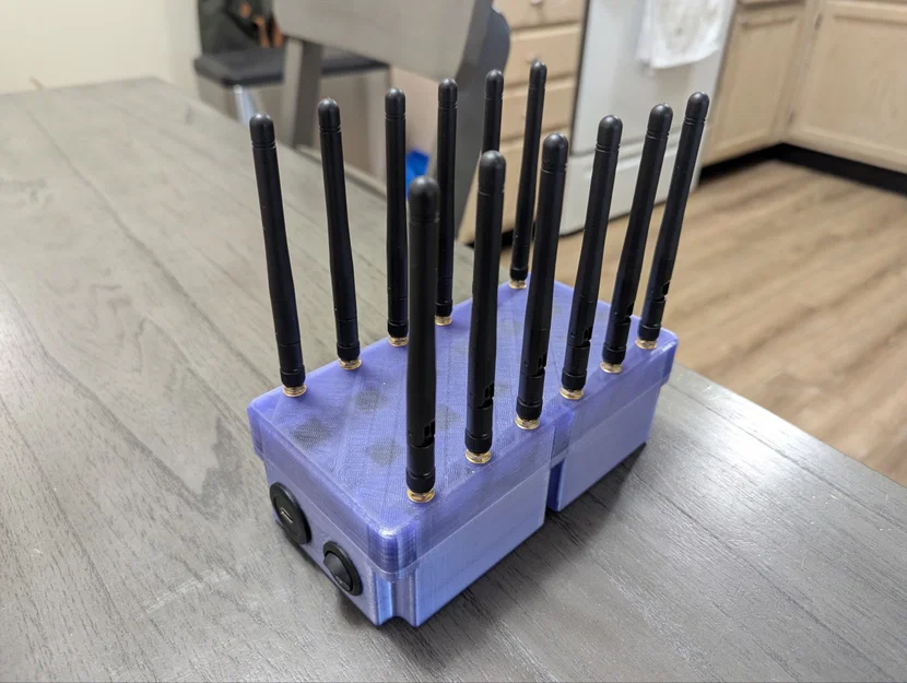 Hộp Đựng Cluster Wardriving 12-Unit cho Seeed Studio XIAO ESP32-C5 - Image 3