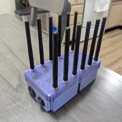 Hộp Đựng Cluster Wardriving 12-Unit cho Seeed Studio XIAO ESP32-C5