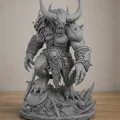 Tượng Quái Thú Sừng Máu (Bloodhorn Beast Statue) - Thumbnail 1