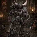 Tượng Quái Thú Sừng Máu (Bloodhorn Beast Statue) - Thumbnail 2