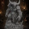 Tượng Quái Thú Sừng Máu (Bloodhorn Beast Statue) - Thumbnail 3